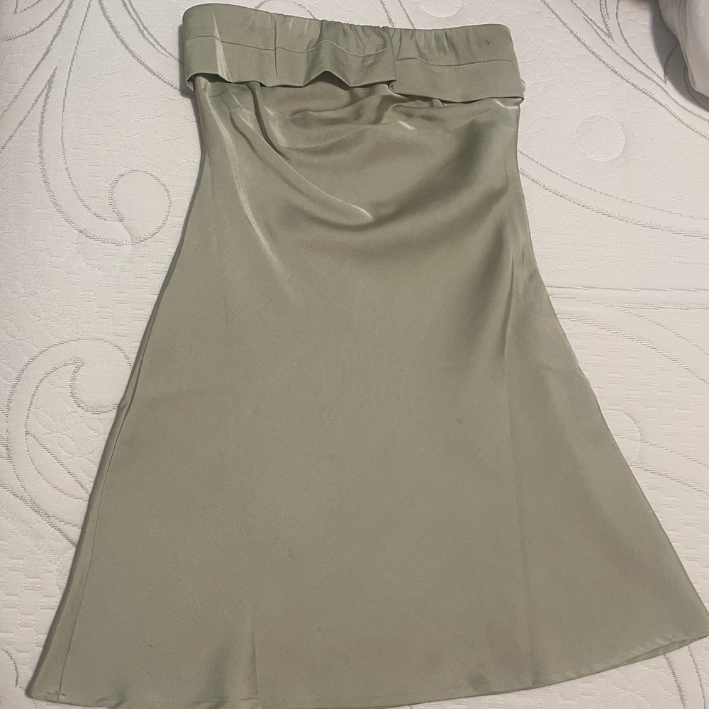 Elegant Olive Green Skirt